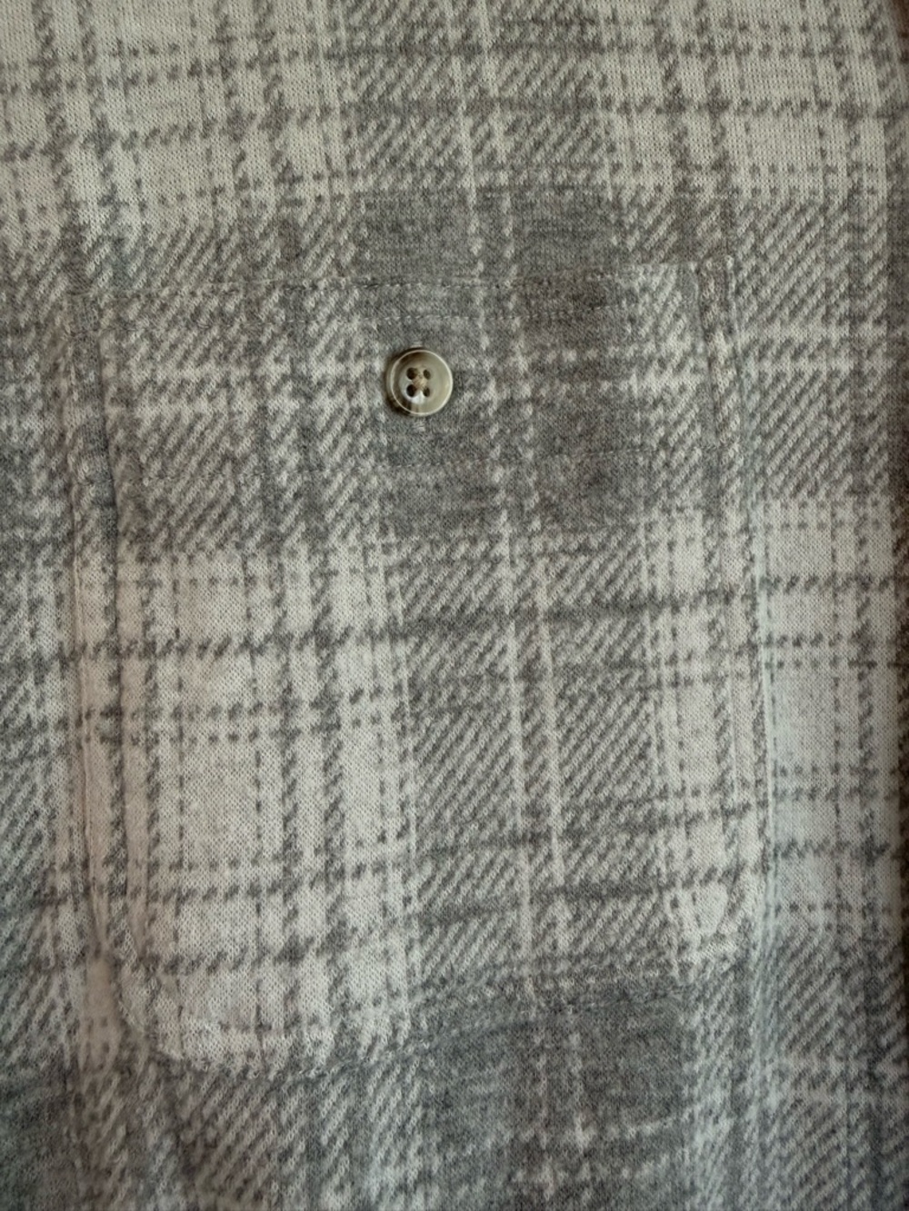 Faherty Legend Sweater Shirt Plaid XL Cozy Shacket Soft Knit Button Down - Picture 5 of 9